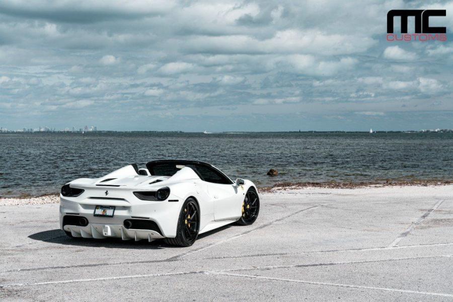  Ferrari 488 Spider White by MC Customs 2018 года  (фото 8 из 12)